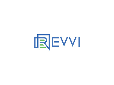 Revvi business design graphic idea letter lettering logo message minimal r simple typography