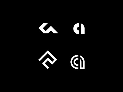 CA a branding c design graphic idea letter lettering logo minimal simple typography