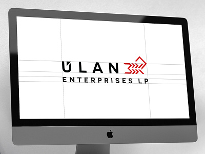 Ulan Enterprises LP brand branding company design enterprise graphic idea logo minimal scorpion simple typography