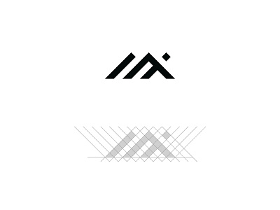 AAi brand branding construction graphic design idea identity letter lettering logo minimal simple symbol