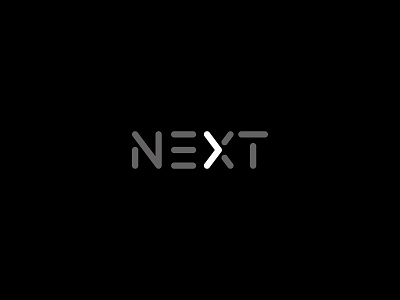 Next brand branding graphic design idea identity letter lettering logo minimal simple symbol type