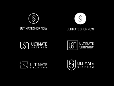 Ultimate Shop Now brand branding graphic design idea identity letter lettering logo minimal monogram simple symbol