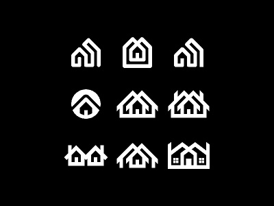 Ulan Home Rentals brand branding graphic design house idea identity logo minimal realestate rental simple symbol