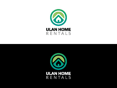 Ulan Home Rentals brand branding graphic design house idea identity logo minimal realestate rental simple symbol