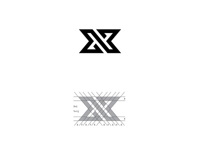 X brand branding graphic design idea identity letter lettering logo minimal monogram simple symbol