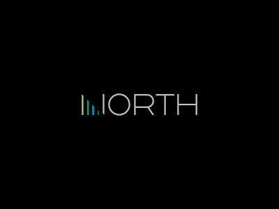 North brand branding design graphic idea identity lettering logo minimal north simple symbol