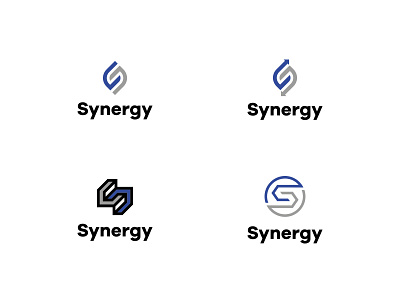 Synergy brand branding design idea identity letter logo logo design minimal monogram simple symbol