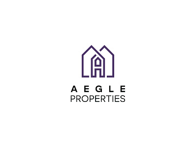 Aegl Properties brand branding company design graphic graphic design house idea identity logo logotype minimal realestate simple symbol visual identity