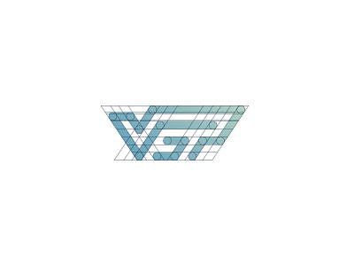 Vertical Sports Performance brand brand identity branding company custom lettering graphic design idea identity lettering logo logotype minimal monogram simple sport typography visual identity volleyball