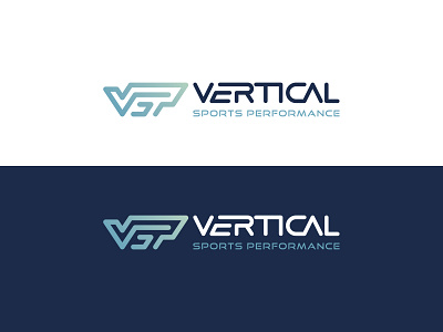 Vertical Sports Performance brand brand identity branding company design graphic graphic design idea identity letter lettering logo minimal monogram simple sport typography visual identity