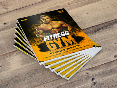 Gym Flyer Design branding design flyerdesign graphic design typography