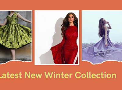 Modern New Arrival Winter Collection animation fa facebook cover graphic design