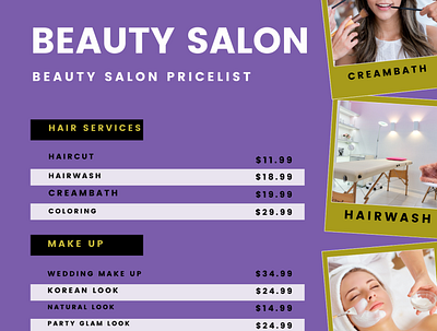 beauty Salon Template branding graphic design