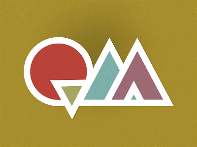 GM Logo flat logo photoshop