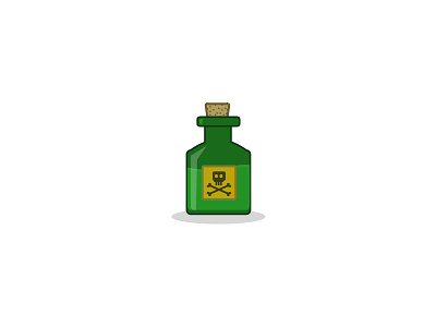 My Posion bottle green poison