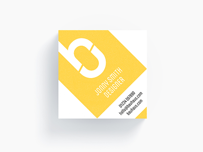 Bauhaus Business Card bauhaus business card design