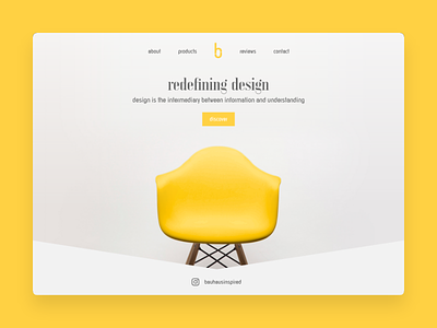 Bauhaus Homepage Design