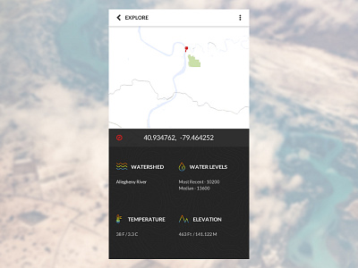 Map clean daily ui 029 explore google maps gradient icons map terrain ui