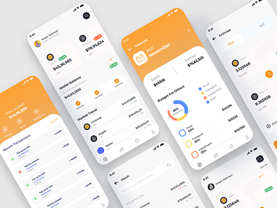 Crypto Wallet App Design