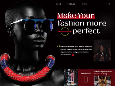 Fashion Website Headshot Design