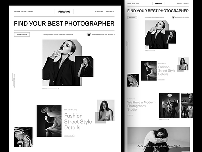 Photographer Portfolio Website Design