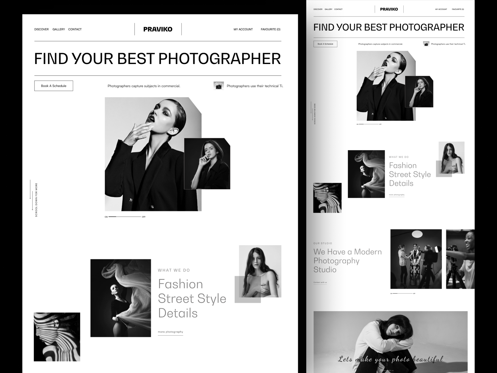 Photographer Portfolio Website Design by Hosen Rahman🏅 on Dribbble