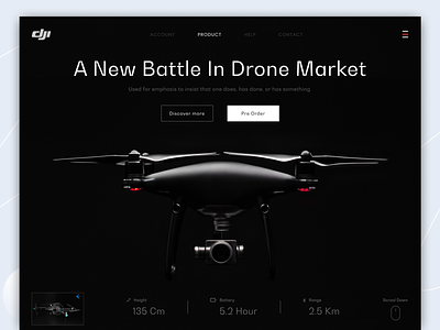 Drone Selling Landing Page