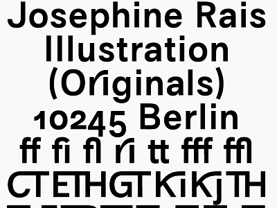 DS Josephine – CI & Bespoke typeface bespoketype corporatefont customfont font graphic design type typography