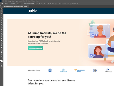 Client - Jump - Service page