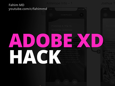 Adobe XD Artboard HACK adobe adobe xd adobexd artboard design ui ui design user experience user interface ux ux design