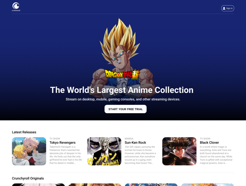 Design a Flyer for anime streaming website