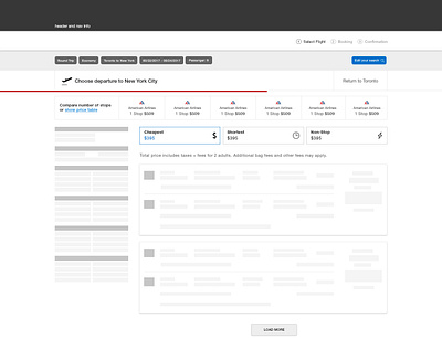 Flight Search Results clean design flight flight booking flight search flights search ui ui design user experience ux ux design web website