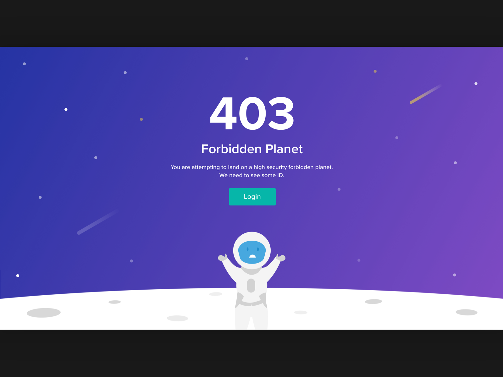Error 403 by Pranav Chaudhary on Dribbble