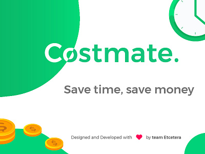 Costmate - Hackathon project crypto currency dollar green hackathon money time