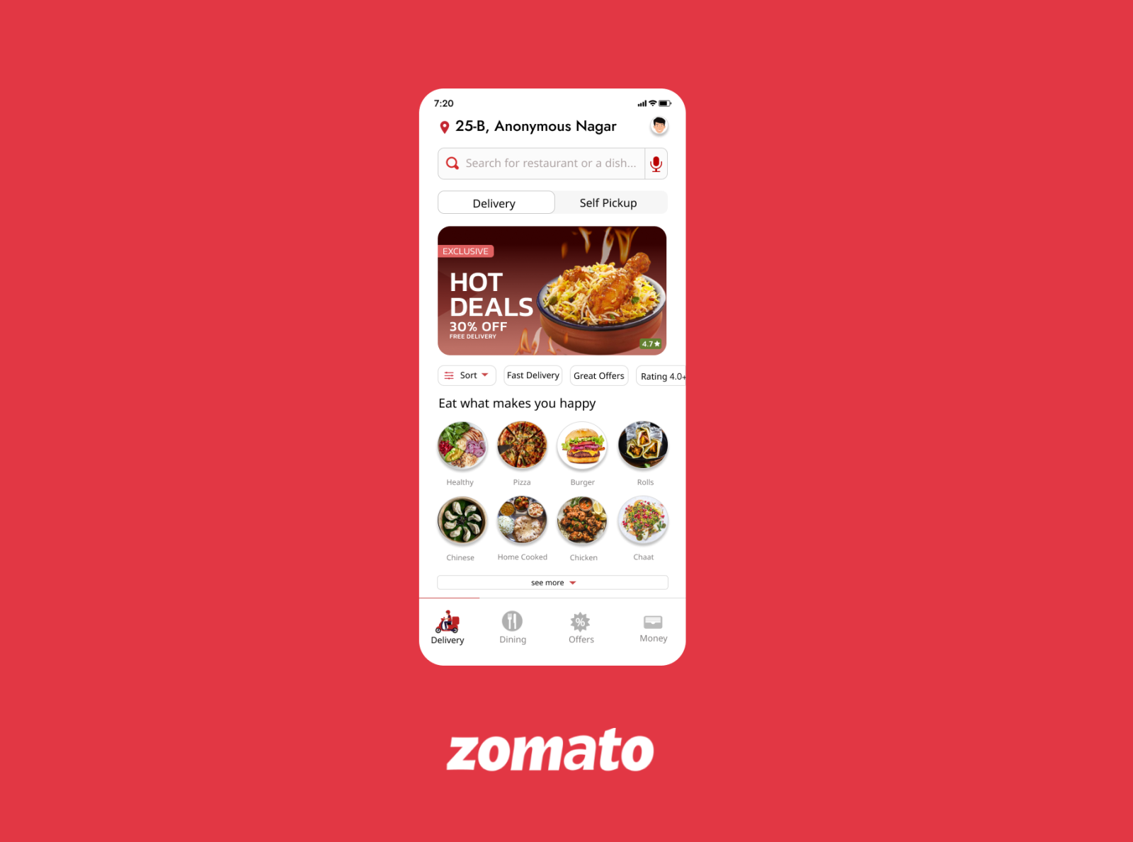 cover letter for zomato