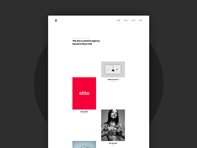 Kaleo - Creative Portfolio Template agency grid layout masonry minimal portfolio showcase
