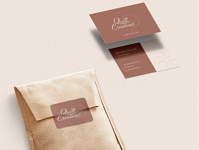 Quill Creations | Packaging & Business Card brand design brand identity branding business card design graphic design logo logomark packaging design