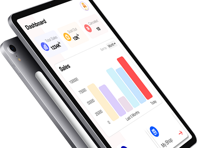 Seller Dashboard design graphic design ui ux