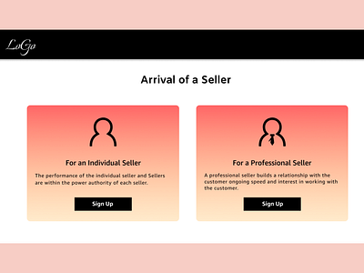 Become A Seller design typography ui ux