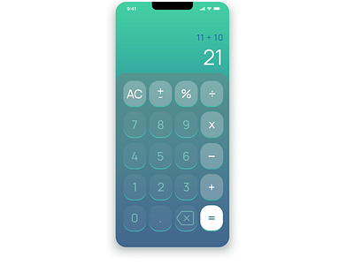 #DailyUI #Calculator #Design app beginner calculator calculatorapp dailyui design figma ui uidesign uiux userinterface