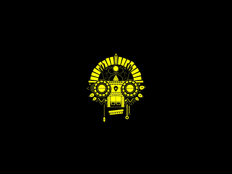 M-Bazart Mask after effect black design illustration illustrator logo logo animation mask masks vector yellow