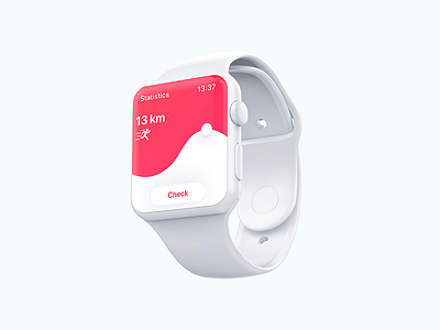 Fitness app apple watch fitness health minimalistic run ui watchos