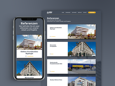 K&V Construction personal company - website