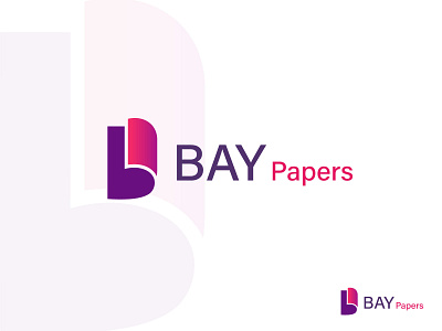 Bay Papers logo app branding design graphic design illustration logo logo dsign typography vector