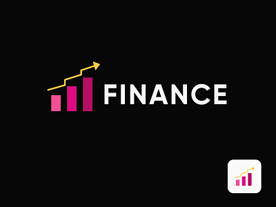 Finance logo branding graphic design logo typography