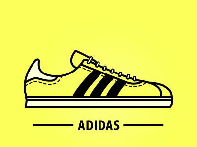 Adidas Gazelle adidas football illustration shoes sneakers yellow