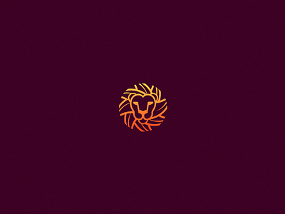 Lion branding gradient lion logo mark nickola nickolov symbol