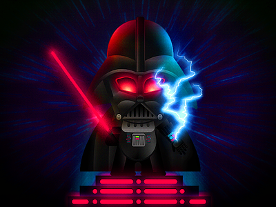 Darth Vader big bitmap dark dark side darth force lightning lightsaber star wars texture toy vader