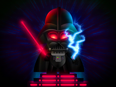 Darth Vader big bitmap dark dark side darth force lightning lightsaber star wars texture toy vader