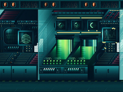 SciFi Laboratory - floor -1